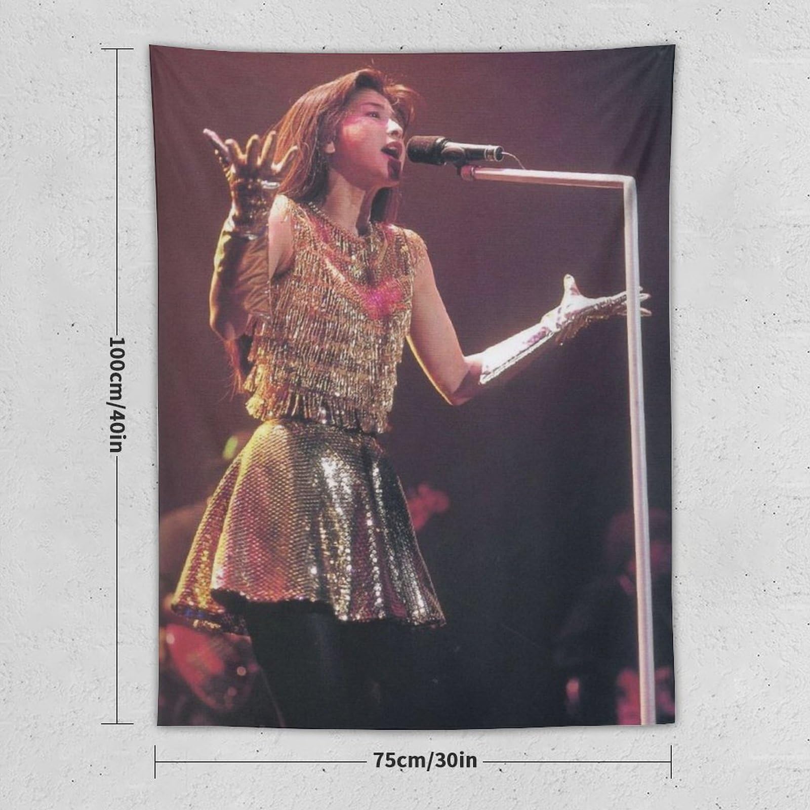 Amazon.co.jp: 森高千里-110 タペストリー、絵画、ポスター、壁紙